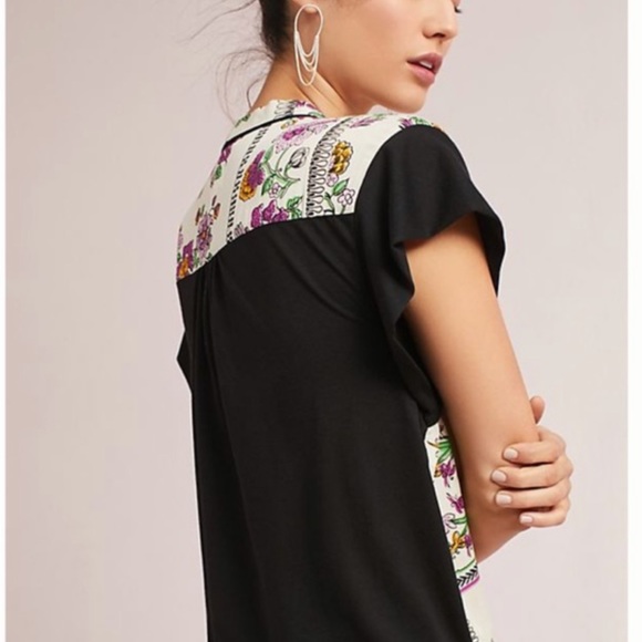 Anthropologie Tiny Cara Wrap Top - Picture 2 of 6